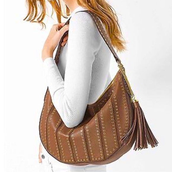Michael Kors Handbags - Michael Kors Women's  Guitar Strap Purse | Brooklyn Grommet | Tassel